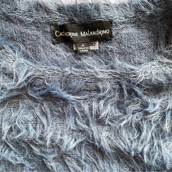 Blue fuzzy sweater US S - Picture 5 of 5